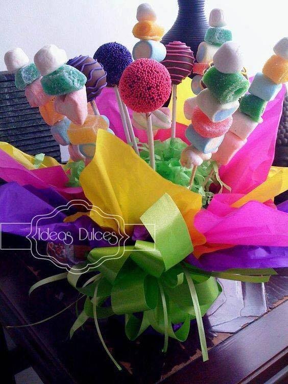 20 Centres de table à faire avec des bonbons 7 20 Centres de table à faire avec des bonbons 7