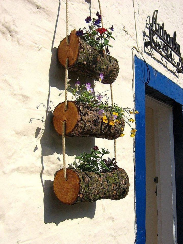 24 idées pour recycler des troncs d'arbres et décorer votre maison avec eux 24