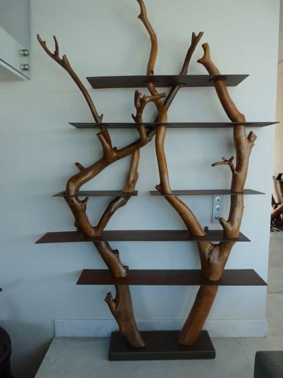 49 bricolages à faire avec des buches et des branches 27