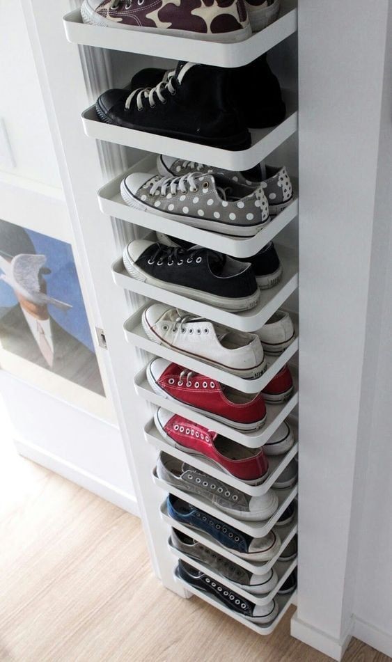 25 rangements à chaussures verticaux qui vont vous changer la vie 7