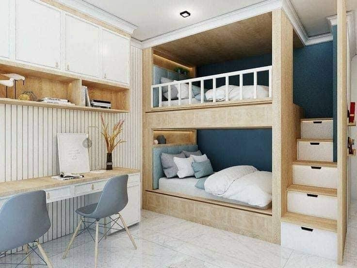 26 chambres avec Double Hauteur pour les petits espaces 9