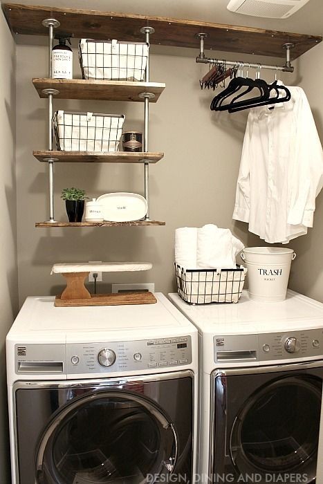 32 moyens faciles d'organiser votre salle de lavage 27