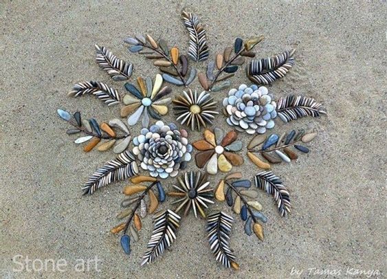 47 idées d'art à faire avec des galets sur la plage cet été 41
