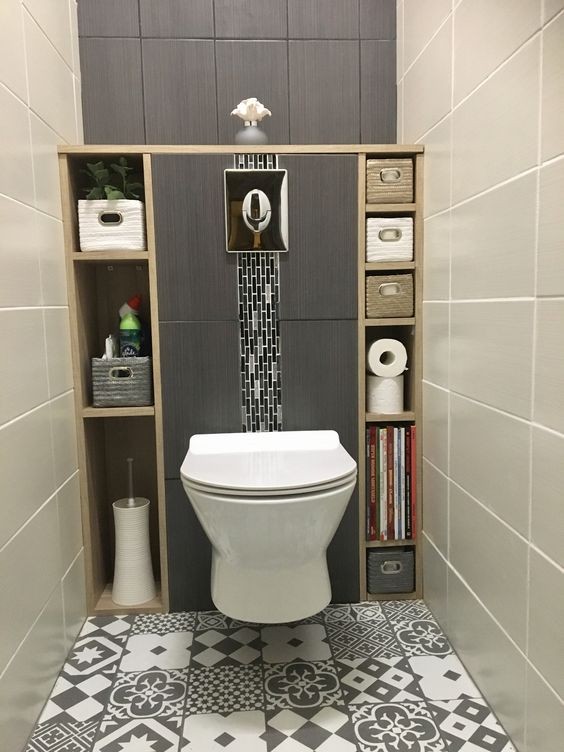 47 idées de rangements pour optimiser l'espace de la salle de bain 23