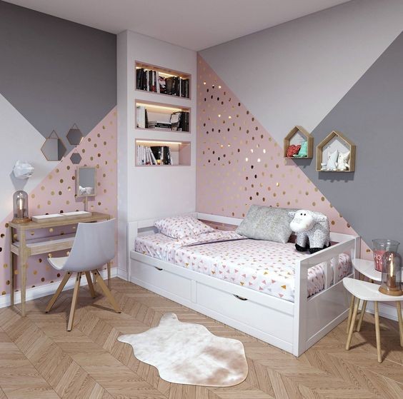 55 idées de décorations pour les chambres de vos filles 6