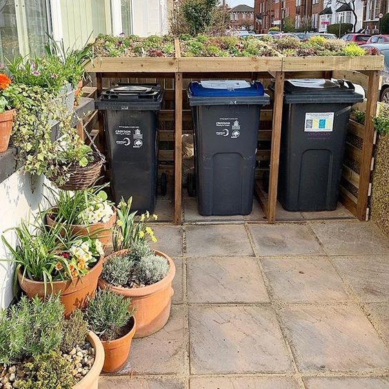 12 bonnes idées pour camoufler ses poubelles 7