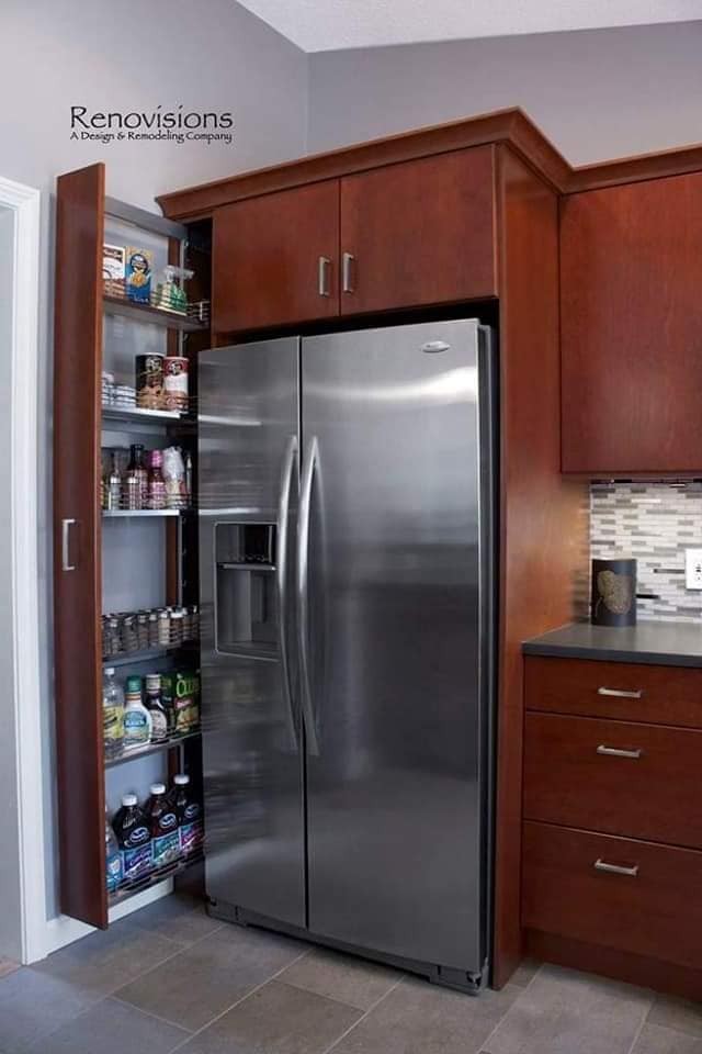 14 idées pour économiser de l'espace autour de votre frigo 1
