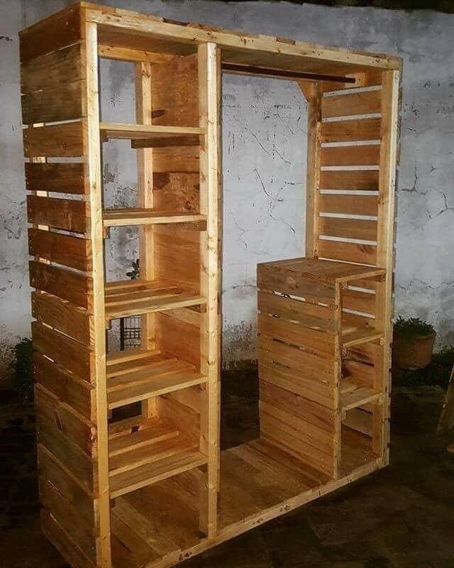 15 étagères et armoires à faire avec des caisses en bois 6
