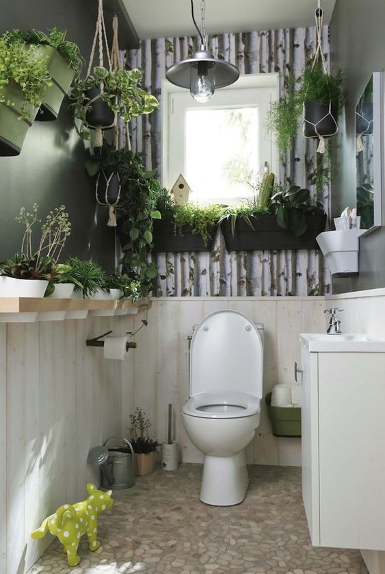 39 décorations de wc nature pour vous inspirer 21