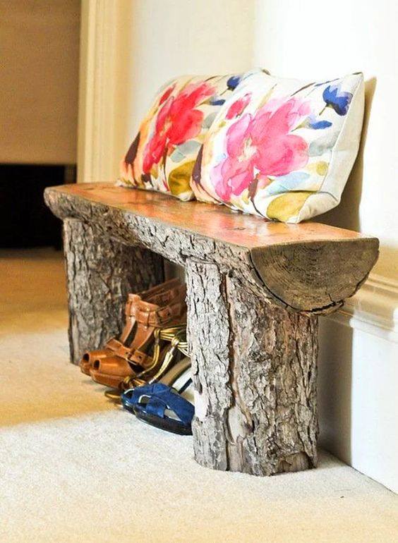 60 objets déco à faire avec des troncs d'arbre 27