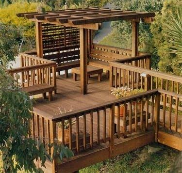 29 conceptions de terrasses en bois pour s'inspirer 11