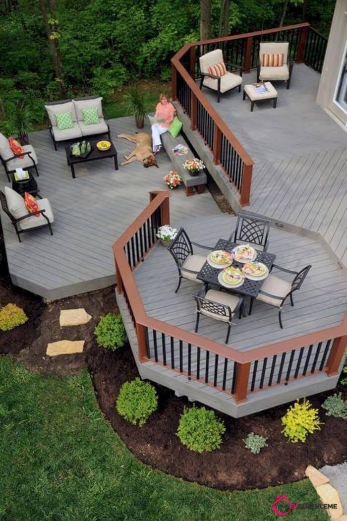 29 conceptions de terrasses en bois pour s'inspirer 20