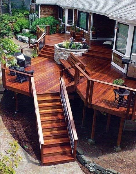 29 conceptions de terrasses en bois pour s'inspirer 21