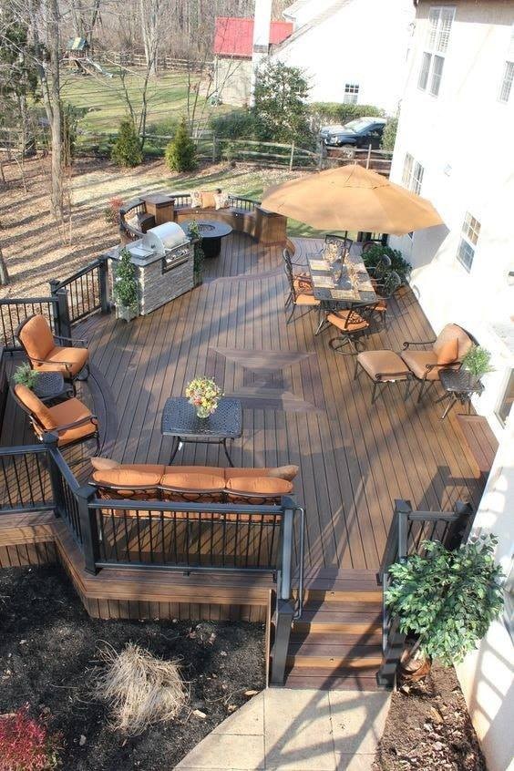 29 conceptions de terrasses en bois pour s'inspirer 26