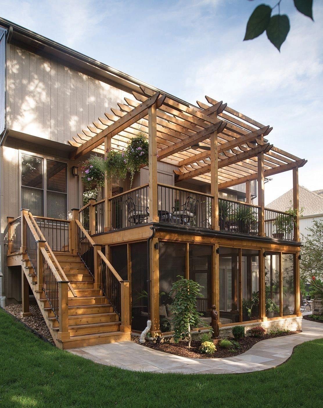 29 conceptions de terrasses en bois pour s'inspirer 29