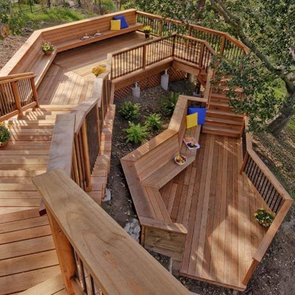 29 conceptions de terrasses en bois pour s'inspirer 8