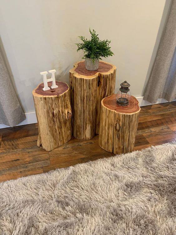 60 objets déco à faire avec des troncs d'arbre 31 60 objets déco à faire avec des troncs d'arbre 31