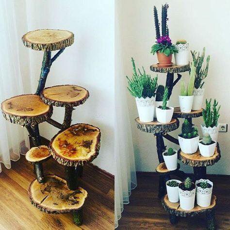 60 objets déco à faire avec des troncs d'arbre 3