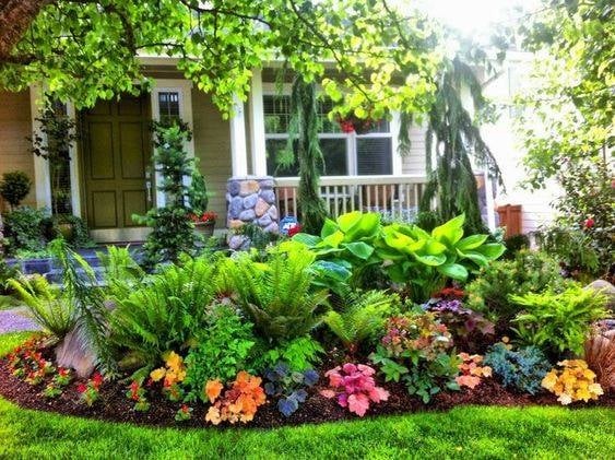 32 décorations de jardin avec des fleurs pour s'inspirer 15