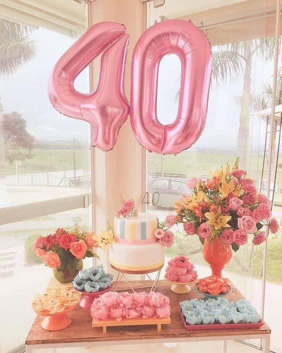 40 Décorations d'anniversaire pour la fête des 40 ans 25