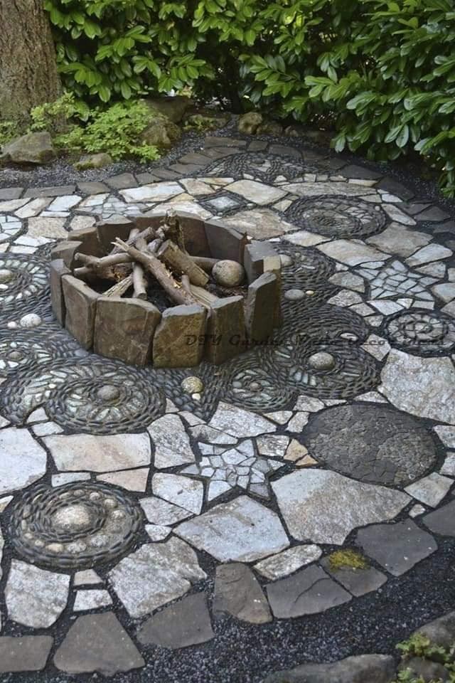 63 idées pour décorer les jardins avec de la pierre 54
