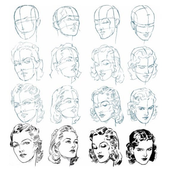 50 idées & tutos pour apprendre à dessiner un visage 8
