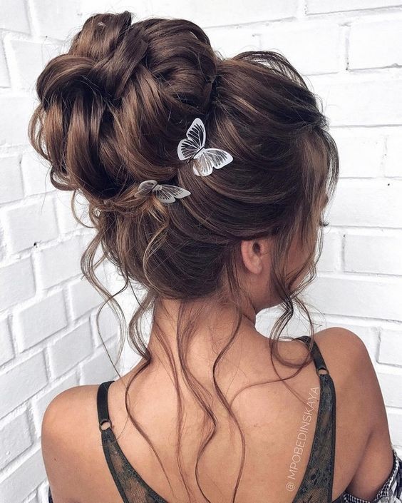 61 top idées de coiffures de chignon de mariage 16