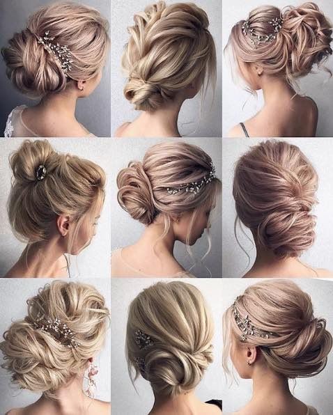 61 top idées de coiffures de chignon de mariage 30