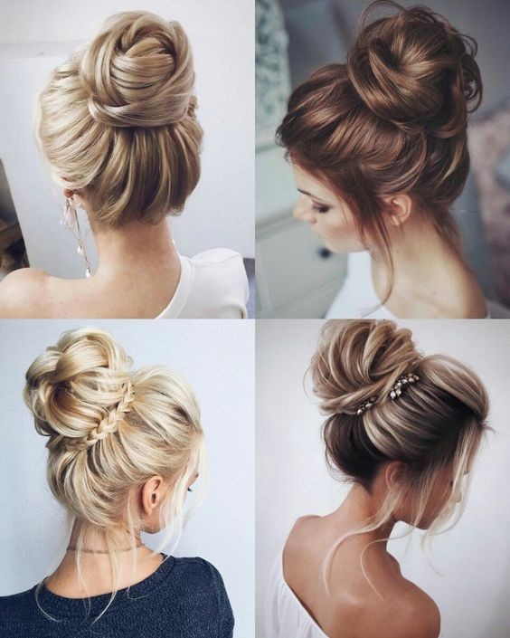 61 top idées de coiffures de chignon de mariage 8