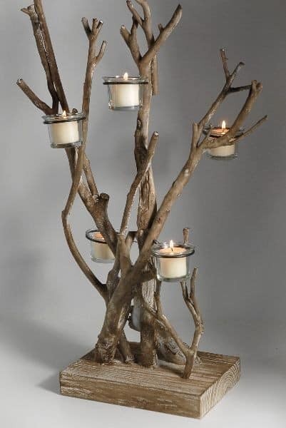 24 idées pour créer votre propre lampe en bois flotté 3