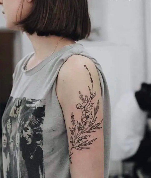 50 idées de tatouages pour les amoureux des plantes 25