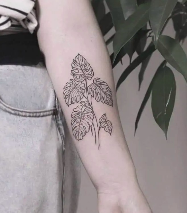50 idées de tatouages pour les amoureux des plantes 30