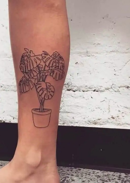 50 idées de tatouages pour les amoureux des plantes 33