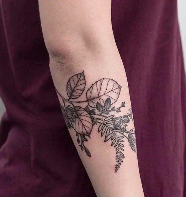 50 idées de tatouages pour les amoureux des plantes 34