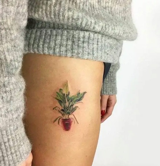 50 idées de tatouages pour les amoureux des plantes 36