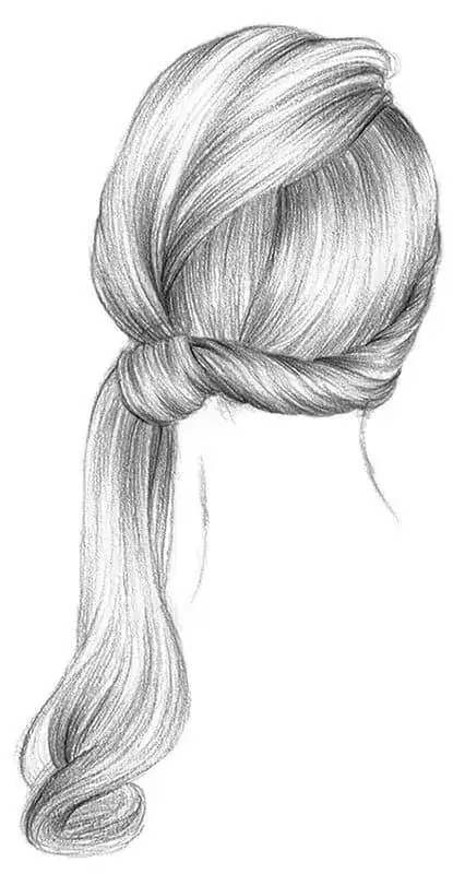 30 idées pour apprendre à faire un dessin de cheveux 21