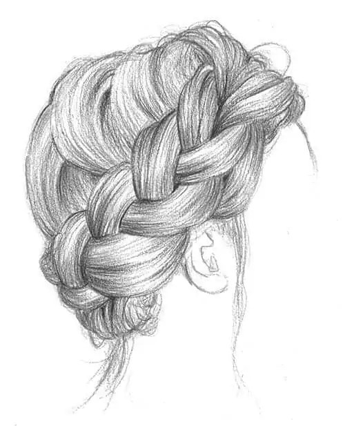 30 idées pour apprendre à faire un dessin de cheveux 28