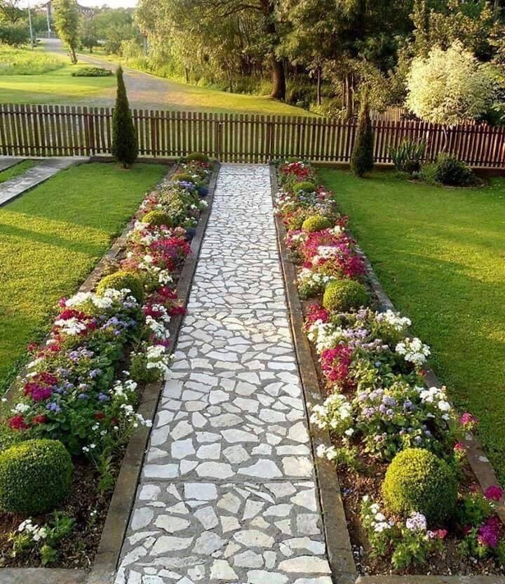 50 idées de couloirs de jardins qui donneront une touche magnifique à votre extérieur 14