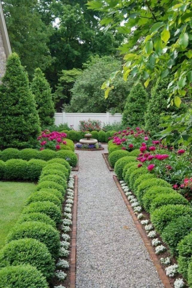 50 idées de couloirs de jardins qui donneront une touche magnifique à votre extérieur 33