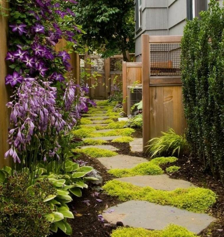 50 idées de couloirs de jardins qui donneront une touche magnifique à votre extérieur 42