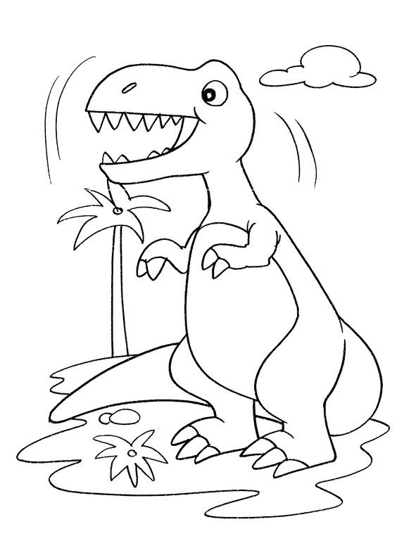 50 top idées de coloriages dinosaure à imprimer 1