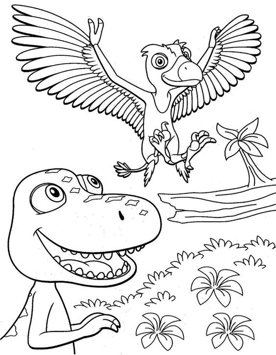 50 top idées de coloriages dinosaure à imprimer 21