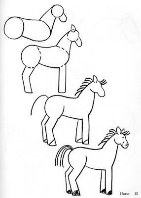 63 idées de dessins de cheval : pour apprendre à dessiner des chevaux 21