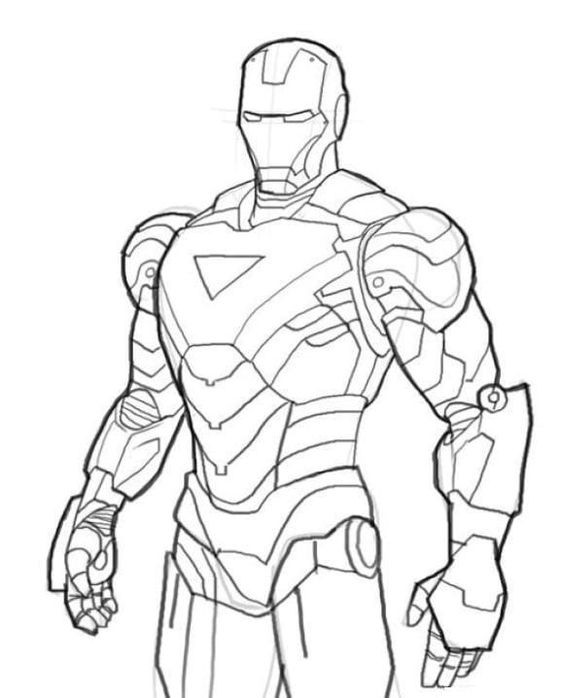 42 idées de dessins & coloriages iron man 20