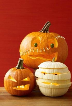 25 top idées pour décorer une citrouille d'halloween 7