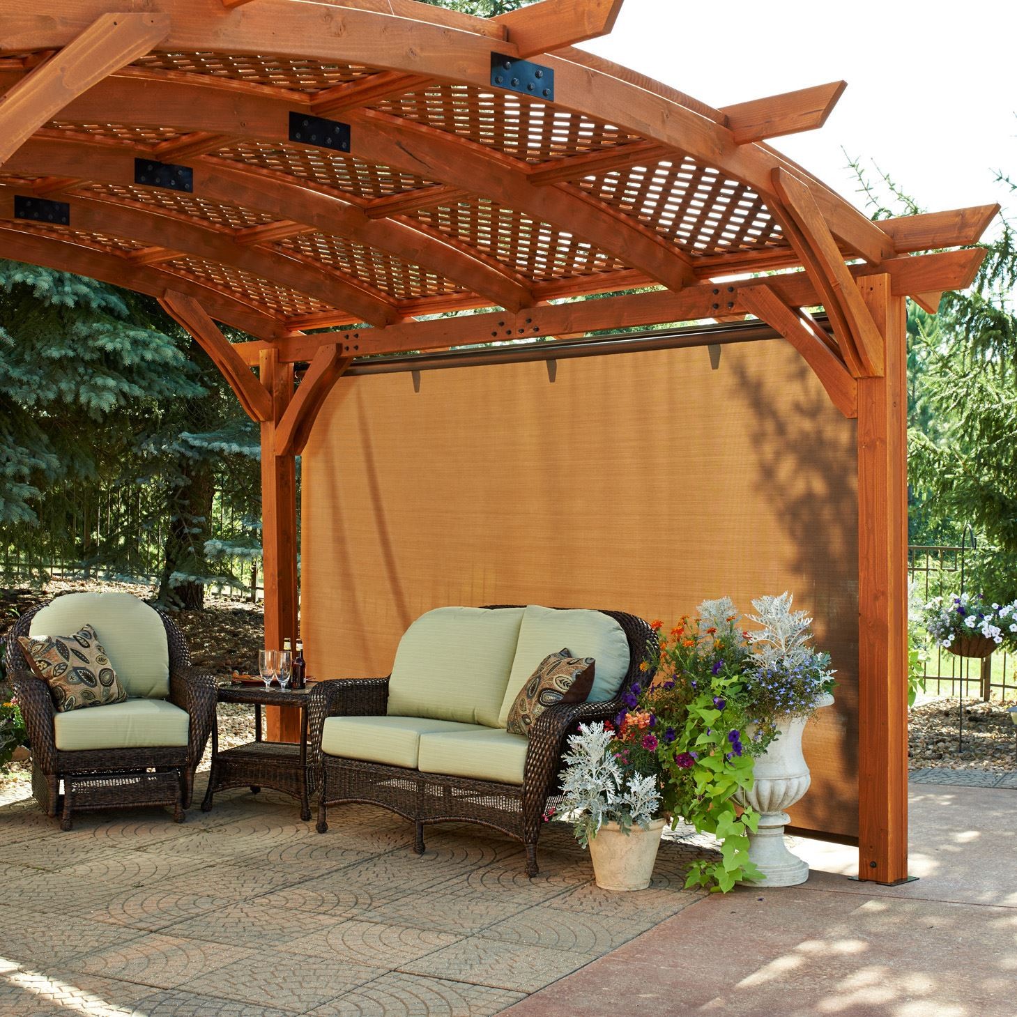 Les 34 plus belles pergolas en bois de tous les temps 7