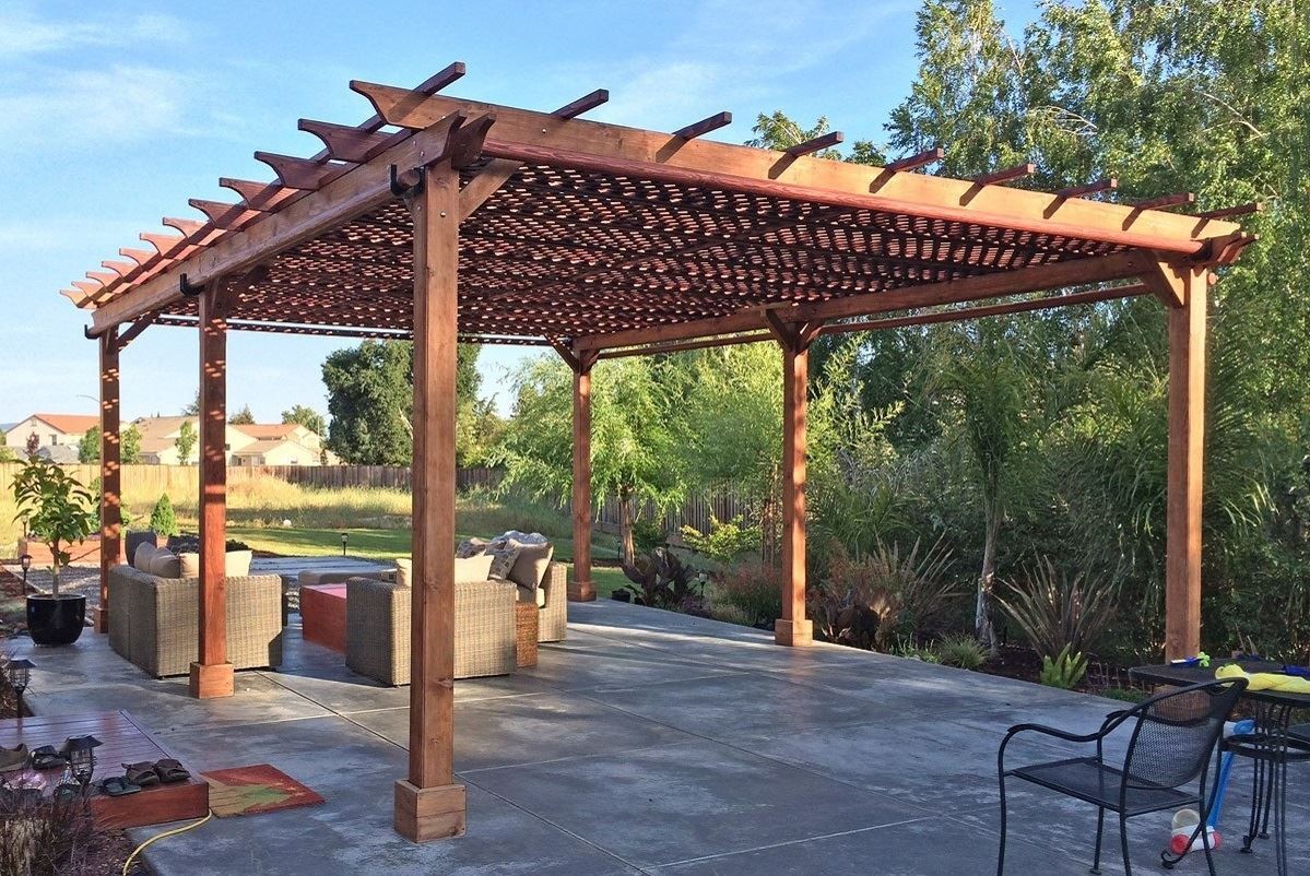 Les 34 plus belles pergolas en bois de tous les temps 24