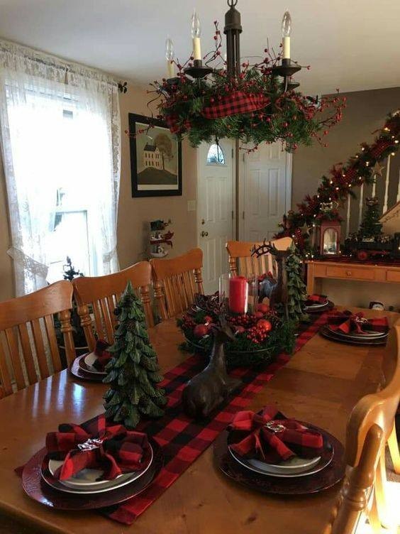 28 idées de décoration de table pour Noël 2
