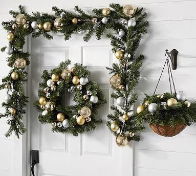 24 Décorations de portes de Noël magnifiques et simples à faire 18