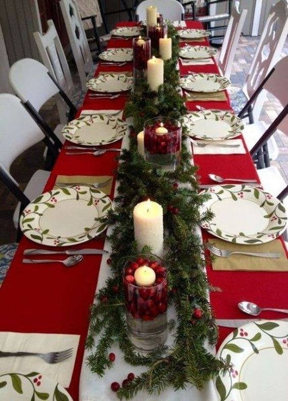 28 idées de décoration de table pour Noël 14